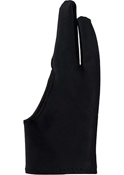 Siyah Stil M Beden Iki Parmak Kirlenme Önleyici Eldiven Siyah Sanatçı Eldiven Çizim Graffiti Kroki Yağlıboya Yazma Sağ ve Sol El Koruması (Yurt Dışından)