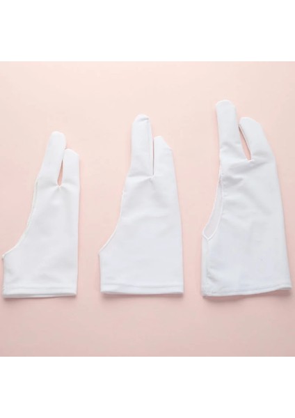 A-SH-OS-0317-BL-L 2 Parmak Kirlenme Önleyici Eldiven, Hem Sağ Hem De Sol El Için Sanatçı Herhangi Bir Gra Çizim Tableti Için Çizim (Yurt Dışından) fırsatları