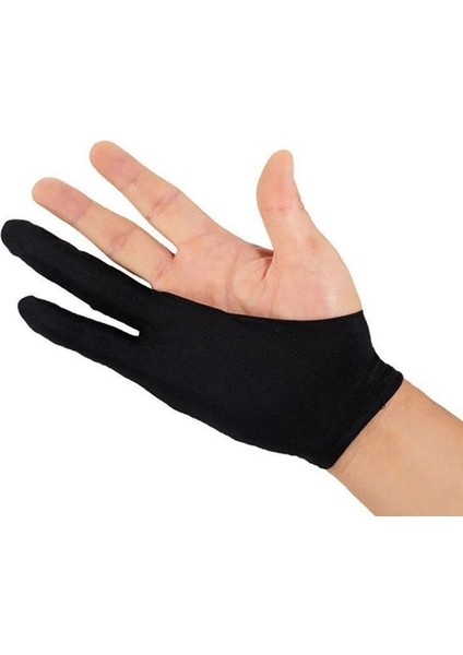 Siyah Stil L Beden Iki Parmak Sanatçı Kirlenme Önleyici Eldiven Çizim Boyama Dijital Tablet Sanat Öğrencileri Için Siyah Eldiven Yazma Sanat Lover (Yurt Dışından) indirimleri