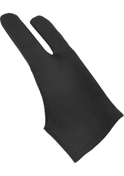 Siyah Stil Çizim Tableti Için Sağ ve Sol Eldiven Kirlenme Önleyici Kirlenme Önleyici Iki Parmak Dokunma Önleyici Boyama Eldiveni IPad Ekran Kartı Için (Yurt Dışından)