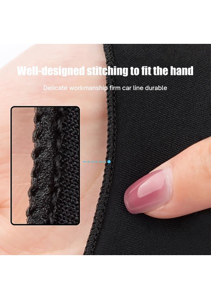 Siyah Stil Çizim Tableti Için Sağ ve Sol Eldiven Kirlenme Önleyici Kirlenme Önleyici Iki Parmak Dokunma Önleyici Boyama Eldiveni IPad Ekran Kartı Için (Yurt Dışından) fırsatları