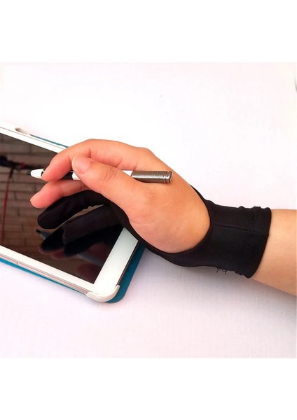 A-M Stili 1 Adet Siyah 2 Parmak Anti-Kirlenme Eldiven Kroki Yağlıboyalar Için Anti Dokunmatik El Çizimi Öğrencileri Dijital Tablet Yazma Eldiven (Yurt Dışından) fırsatları