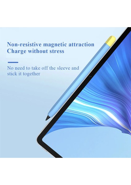 A6 Stili Honor Magic-Pencil 2 Için Kılıf Silikon Koruyucu Kapak Tutucu Tablet Dokunmatik Kalem Stylus Kılıfı Kol Honor Pencil2 Kılıf (Yurt Dışından)