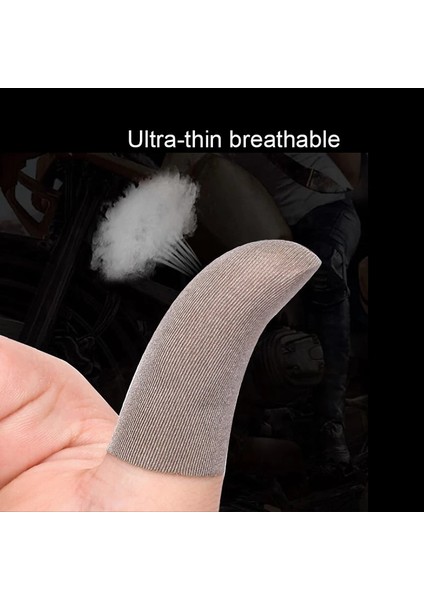 Gümüş Gri Tarzı IPhone iPad Android Telefon Için Dokunmatik Duyarlı Sweatproof Kaymaz Parmak Uçları Pubg Oyun Tablet Dokunmatik Ekran Oynama Kollu (Yurt Dışından) indirimleri