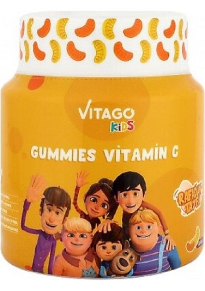Kids Premium Gummies Vitamin C Içeren Çiğnenebilir Form 60'Lı