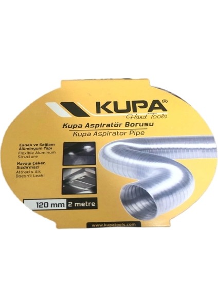 Kupa Aspiratör Borusu 2 Metre