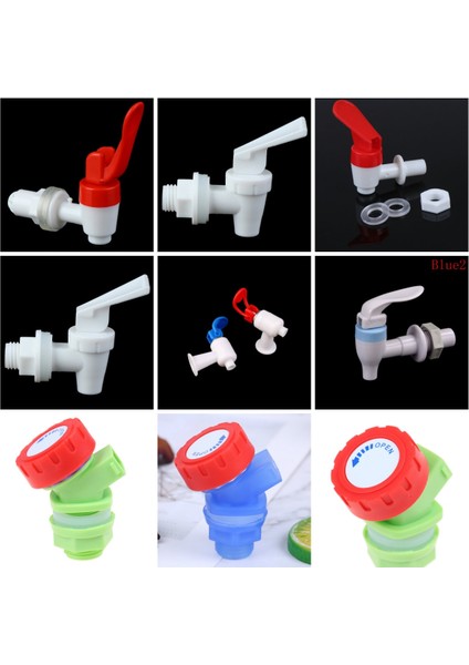 18MM Tarzı 1 Adet Musluk Topuzu Tipi Plastik Açık Su Musluk Musluk Değiştirme Su Deposu Kovası Şarap Suyu Şişesi Sıcak Satış (Yurt Dışından) fırsatları