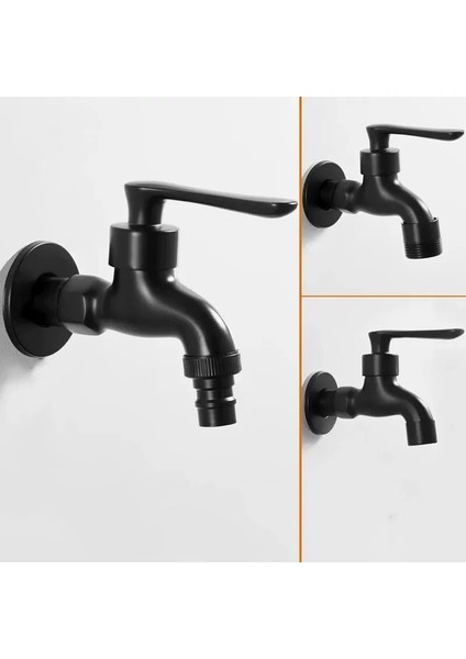 NO.44622 Stili Musluklar Siyah Bibcock Pirinç Banyo Tek Soğuk Musluk Duvara Monte Çamaşır Makinesi Musluk Tuvalet Paspas Havuz Muslukları Açık Bahçe Musluk (Yurt Dışından) fiyatları