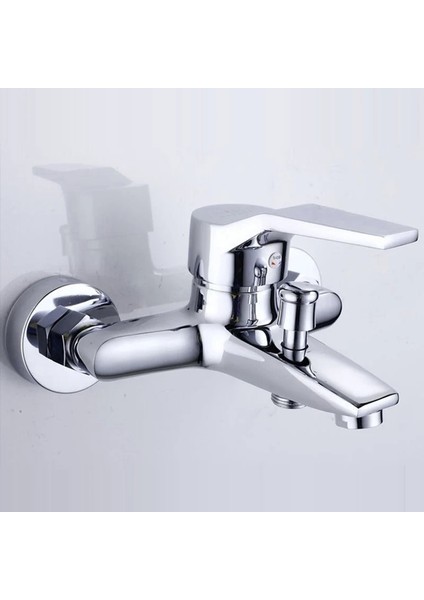 Krom Stili Pirinç Banyo Musluk Duş Tipi Kafa Siyah Musluk Duvara Monte Küvet Duş Mikser Dokunun Duş Musluk Duş Seti Mikser (Yurt Dışından)