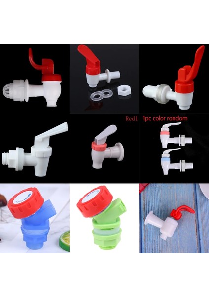 Açık Gri Tarzı 1 Adet Musluk Topuzu Tipi Plastik Açık Su Musluk Musluk Değiştirme Su Deposu Kovası Şarap Suyu Şişesi Sıcak Satış (Yurt Dışından) modelleri