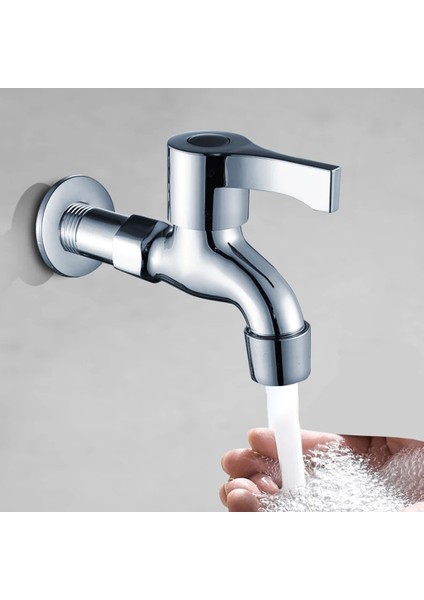 C Tarzı Yüksek Li Pirinç Küçük Musluklar Banyo Uzun Çamaşır Makinesi Soğuk Su Musluk Dekoratif Bahçe Musluk Ev Tuvalet Paspas Havuzu Bibcock (Yurt Dışından) fırsatları
