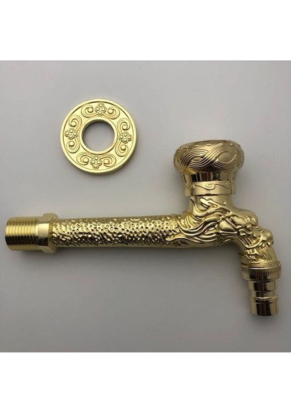 No.12 Tarzı Doodii Oyma Duvara Montaj Çinko Alaşım Antika Bibcock Bahçe Lavabo Musluk Dekoratif Açık Bahçe Paspas Musluklar Torneira Parede (Yurt Dışından)