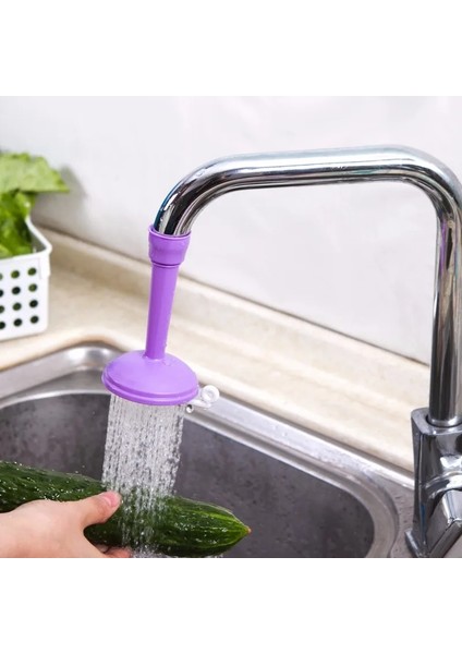 Büyük Mor Tarzı 2018 Yeni Ayarlanabilir Banyo Musluk Püskürtücüler Musluk Filtresi Memesi Musluk Regülatörü Yaratıcı Su Tasarrufu Mutfak Aksesuarları (Yurt Dışından)