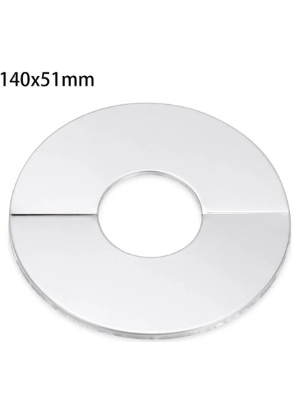 140X51MM Tarzı 1 Adet Kendinden Yapışkanlı Duş Bataryası Dekoratif Kapak Krom Paslanmaz Çelik Su Borusu Duvar Kapakları Banyo Aksesuarları (Yurt Dışından)