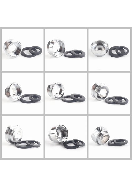 M22 - M20 Stili 2pcslot M22 Konu Paslanmaz Çelik Konnektör Musluk Bağlantıları Su Arıtma Aksesuarı Mutfak Su Musluk Adaptörü (Yurt Dışından) modelleri