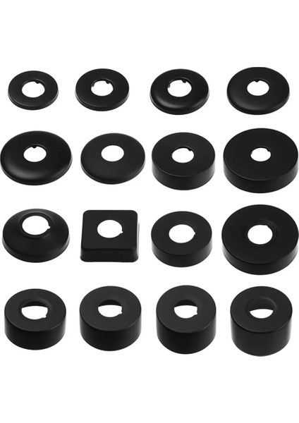 60X25X25MM Stili Yeni Paslanmaz Çelik Krom Duvar Flanş Musluk Dekor Boru Duvar Musluk Aksesuarları Musluk Dekoratif Kapak Kapakları (Yurt Dışından) fırsatları