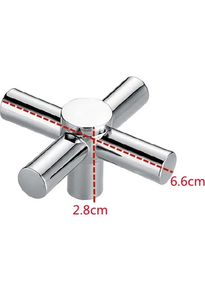 1 Adet Tarzı 1 Adet Çapraz Musluk Kolu Anahtarı Bulaşık Havzası Banyo Lavabo Muslukları Kartuş Yedek Parçalar El Şaft Mutfak Armatür Aksesuarları (Yurt Dışından)