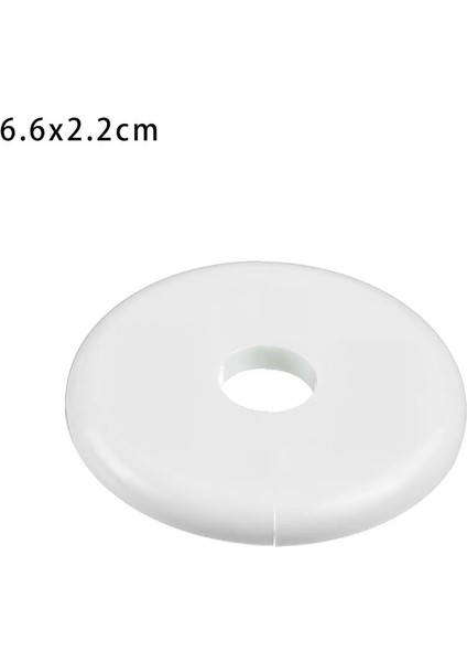 6.6x2.2cm Tarzı Flanş Kapağı Duvar Flanşı Plastik Dekoratif Kapak Klima Deliği Dekorasyon Musluk Aksesuarları Boru Duvar Kapakları (Yurt Dışından)