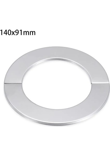140X91MM Tarzı 1 Adet Kendinden Yapışkanlı Duş Bataryası Dekoratif Kapak Krom Paslanmaz Çelik Su Borusu Duvar Kapakları Banyo Aksesuarları (Yurt Dışından)