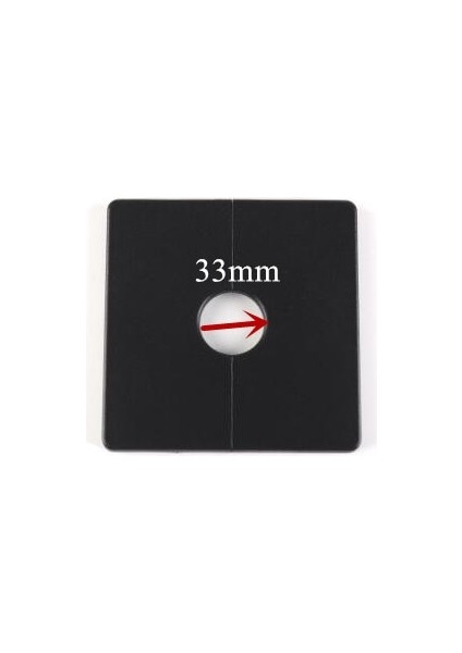 Siyah 33MM Tarzı 86 Tip Duvar Tel Delik Kapağı Abs Ayrılmış Delik Panel Musluk Ayar Kapağı Klima Toz Boru Tapası Mobilya Donanım (Yurt Dışından)