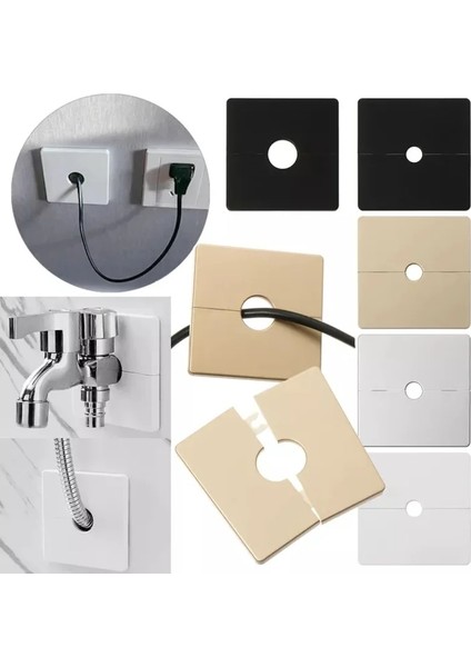 Siyah 33MM Tarzı 86 Tip Duvar Tel Delik Kapağı Abs Ayrılmış Delik Panel Musluk Ayar Kapağı Klima Toz Boru Tapası Mobilya Donanım (Yurt Dışından) fiyatları