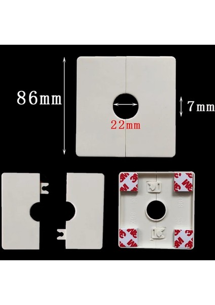 Siyah 33MM Tarzı 86 Tip Duvar Tel Delik Kapağı Abs Ayrılmış Delik Panel Musluk Ayar Kapağı Klima Toz Boru Tapası Mobilya Donanım (Yurt Dışından) indirimleri