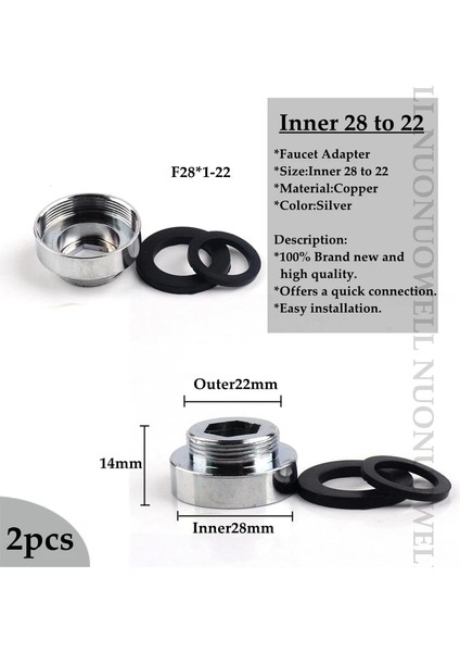 F28X1-22 Stili Musluk Havalandırıcı Parçaları G G Mutfak Musluk Adaptörü Bakır Su Arıtma Aksesuarları (Yurt Dışından)