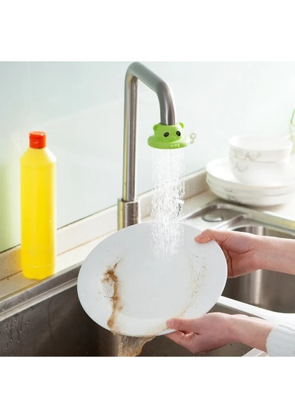 Yeşil Stil 360 Derece Dönen Karikatür Su Süzgeçleri Mutfak Musluk Su Tasarrufu Püskürtücüler Li Süzgeç Su Tasarrufu Musluk (Yurt Dışından) modelleri