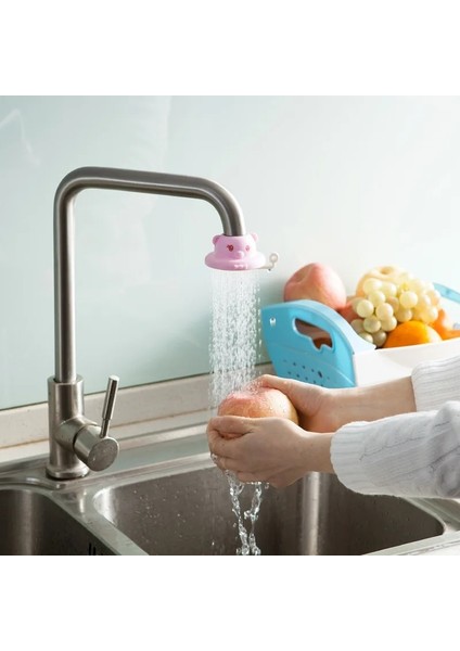 Yeşil Stil 360 Derece Dönen Karikatür Su Süzgeçleri Mutfak Musluk Su Tasarrufu Püskürtücüler Li Süzgeç Su Tasarrufu Musluk (Yurt Dışından) fırsatları