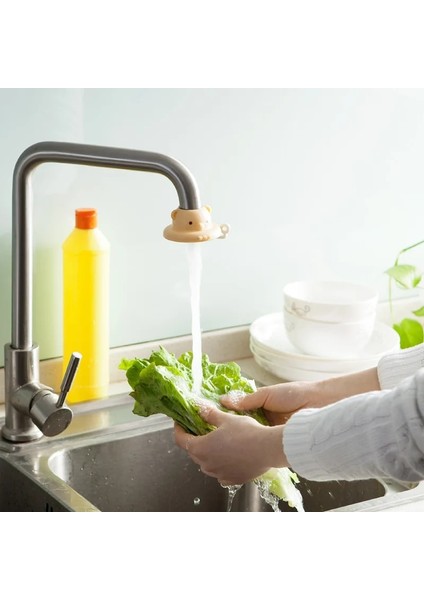 Yeşil Stil 360 Derece Dönen Karikatür Su Süzgeçleri Mutfak Musluk Su Tasarrufu Püskürtücüler Li Süzgeç Su Tasarrufu Musluk (Yurt Dışından) indirimleri