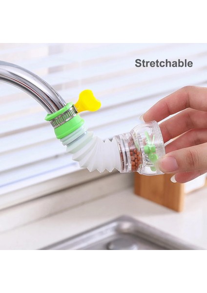 Pembe Bir Tarz Ayarlanabilir Musluk Genişletici Gösteri Derecesi Turbo Basınçlı Gadget Su Musluğu Uzatma Filtresi Mutfak Banyo Aksesuarları (Yurt Dışından) fiyatları