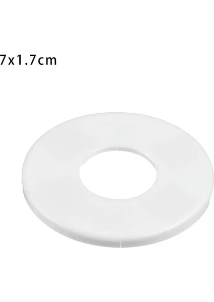 7x1.7cm Tarzı Flanş Kapağı Musluk Dekor Plastik Dekoratif Kapak Klima Deliği Dekorasyon Boru Duvar Kapakları Musluk Aksesuarları (Yurt Dışından)