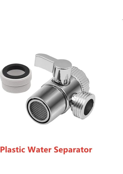 Plastik Tarzı Anahtarı Musluk Adaptörü Mutfak Lavabo Splitter Yönlendirme Vanası Su Musluk Bağlantısı Tuvalet Bide Duş Mutfak Aksesuarları (Yurt Dışından)