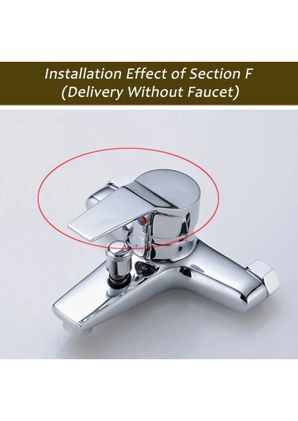 10-35 Tipi Tarzı Sıcak Soğuk Musluk Anahtarı Kolu Krom Kaplama Duş Bataryası Dokunun Biriktirme Onarım Parçaları Mutfak Banyo Aksesuarları (Yurt Dışından) indirimleri