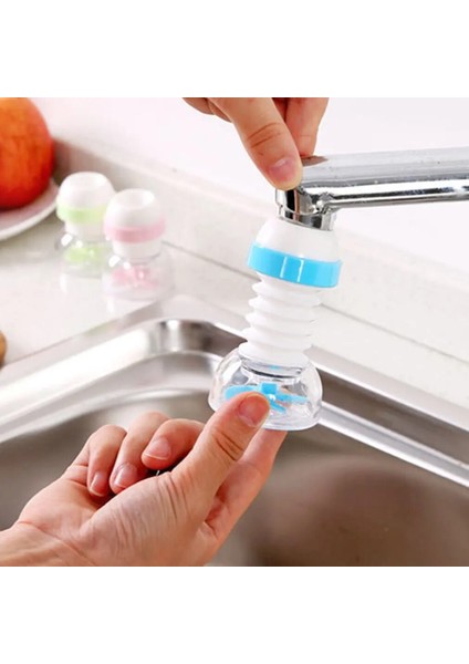 No.2 Tarzı Musluk Sıçrama Düzenleyici Derece Dönebilen Püskürtme Başlığı Dayanıklı Musluk Filtresi Memesi Mutfak Musluk Su Tasarrufu Sağlayan Duş Banyo Vanası (Yurt Dışından)