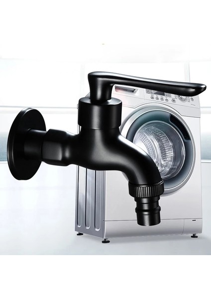 B1-T001 Stili Siyah Pirinç Duvar Bibcock Banyo Köşe Çamaşır Makinesi Musluk Dış Açık Bahçe Banyo Tuvalet Küçük Paspas Havuz Muslukları Vintage (Yurt Dışından) fiyatları