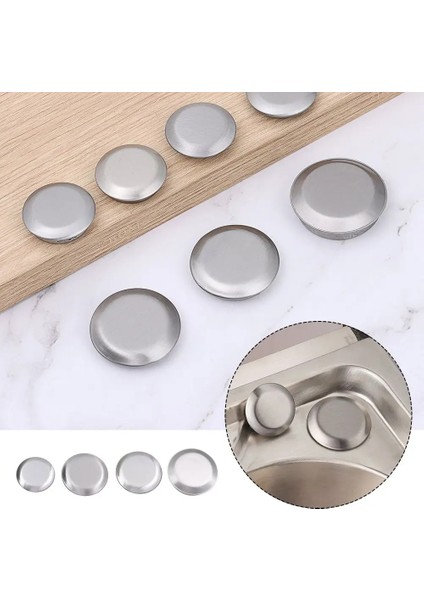 38MM Tarzı Paslanmaz Çelik Anti-Kaçak Su Durdurucu Musluk Delik Kapağı Lavabo Fişi Musluk Dekoratif Kapakları Banyo Mutfak Aksesuarı Lavabo (Yurt Dışından) fiyatları