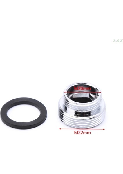 No.20 Tarzı Katı Metal Adaptör Dış Diş Su Tasarrufu Mutfak Musluk Musluk Havalandırıcı Konektörü Mutfak Musluk Adaptörü Su Arıtıcısı (Yurt Dışından)