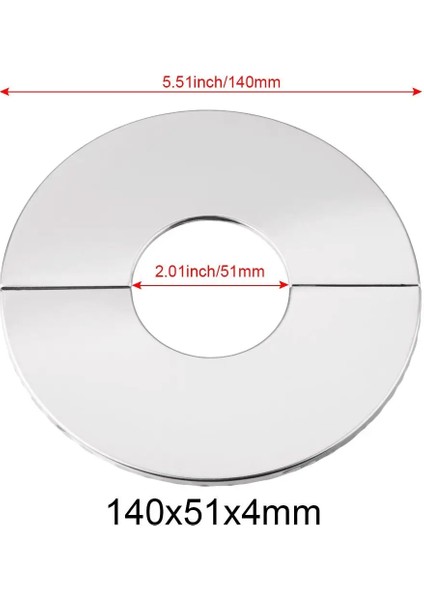 Mingjin Shop2 140X51X4MM Tarzı 1 Adet Paslanmaz Çelik Duş Mutfak Musluk Dekoratif Kapak Duvar Flanşı Kendinden Yapışkanlı Boru Duvar Kapakları Banyo Aksesuarları Yeni (Yurt Dışından)