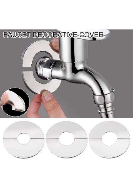 21X60X15MM Tarzı 1 Adet Paslanmaz Çelik Musluk Dekoratif Kapak Duş Mutfak Duvar Flanş Flanş Kapağı Ev Donanım Banyo Aksesuarları Gümüş (Yurt Dışından)