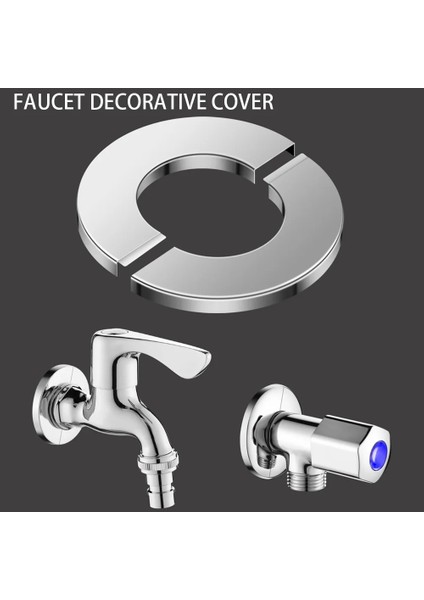 21X60X15MM Tarzı 1 Adet Paslanmaz Çelik Musluk Dekoratif Kapak Duş Mutfak Duvar Flanş Flanş Kapağı Ev Donanım Banyo Aksesuarları Gümüş (Yurt Dışından)