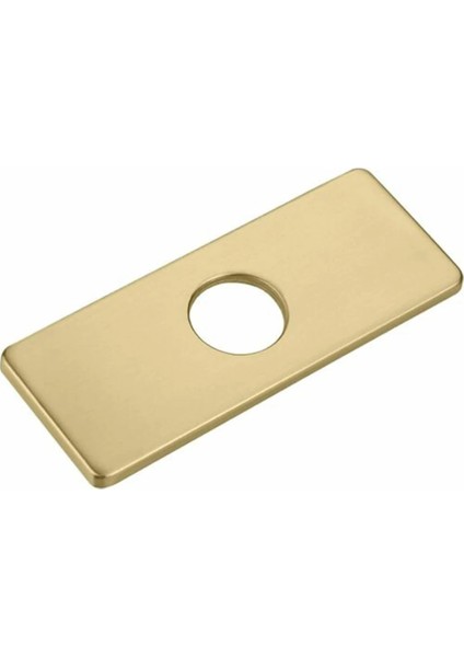 Gümüş Tarzı 1 Adet Musluk Plakası Delik Musluk Kapağı Güverte Plakası Paslanmaz Çelik Banyo Mutfak Lavabosu 162*63MM Çoğu Tek Delikli Musluk (Yurt Dışından) indirimleri