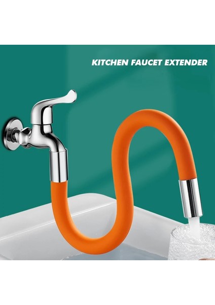 1 Adet 50CM Tarzı 360 Derece Ayarlanabilir Renkli Musluk Püskürtücü Paslanmaz Çelik Borulu Mutfak Lavabo Havalandırıcı Musluk Yedek Aksesuarlar (Yurt Dışından) fiyatları