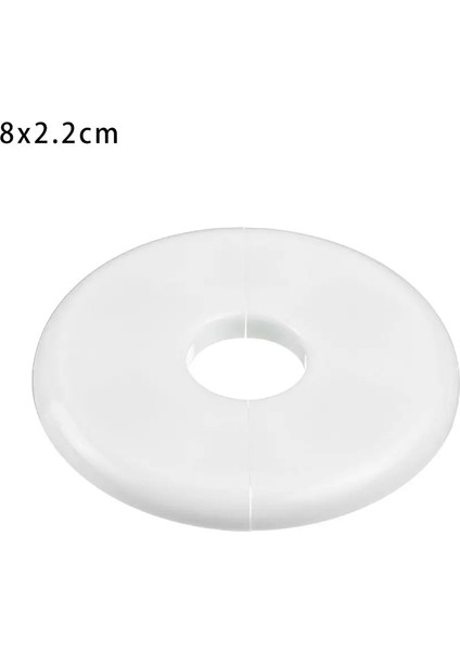 Mingjin Shop2 8x2.2cm Tarzı Flanş Kapağı Duvar Flanşı Plastik Dekoratif Kapak Klima Deliği Dekorasyon Musluk Aksesuarları Boru Duvar Kapakları (Yurt Dışından)