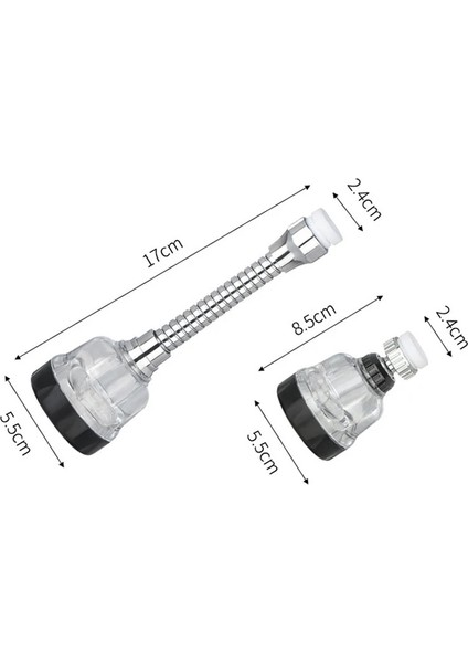 B Tarzı 360 Derece Dönen Havalandırıcı Dokunun Döner Musluk Memesi Filtre Lavabo Yıkama Püskürtme Kafası Su Arıtıcısı Tasarrufu Difüzör Mutfak Cihazı (Yurt Dışından) fırsatları