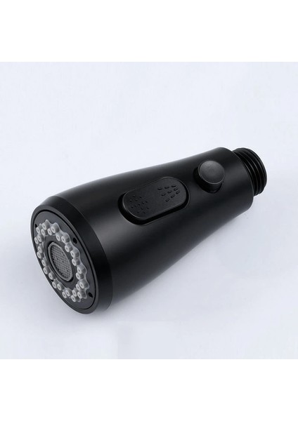 Siyah Stil Mutfak Musluk Püskürtücü Borulu MATTE1PC Siyah Aşağı Çekin Musluk Püskürtme Başlığı Mutfak Lavabo Musluğu Memesi Yedek Parça Musluk Kafası (Yurt Dışından)