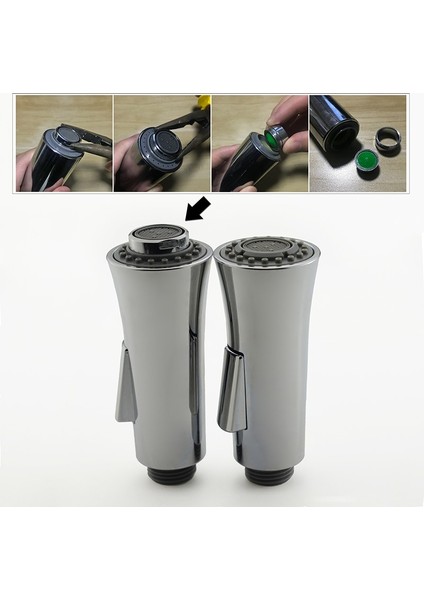 1b Tarzı Abs Mutfak Musluk Dışarı Çekin Parçaları Mutfak Musluk Musluk Spouts Mutfak Musluk Memesi Küçük Duş Başlığı Çıkarılabilir Yedek Filtre (Yurt Dışından) fırsatları