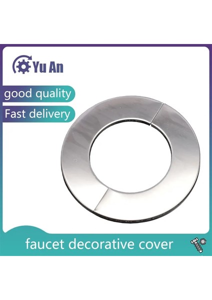 No.60 Stili Musluk Paslanmaz Çelik Dekoratif Kapak Bölünmüş Paslanmaz Çelik Karışım Vanası Yuvarlak Çirkin Duman Borusu Klima Delik Kapağı (Yurt Dışından) modelleri