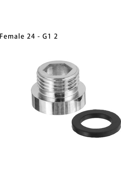 Kadın 24 - G1 2 Stili Metal Dış Iç Konu Su Tasarrufu Adaptörü Musluk Havalandırıcı Konektörü Mutfak Musluk Için G1 2 (Yurt Dışından)