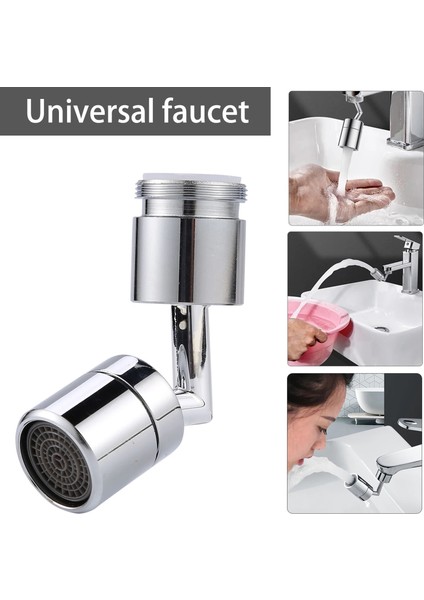 1 Adet Tarzı 720 Rotasyon Evrensel Sıçramaya Dayanıklı Döner Su Tasarruf Musluk Banyo Filtresi Köpürtücü Havalandırıcılar Hareketli Mutfak Musluk Aracı (Yurt Dışından)